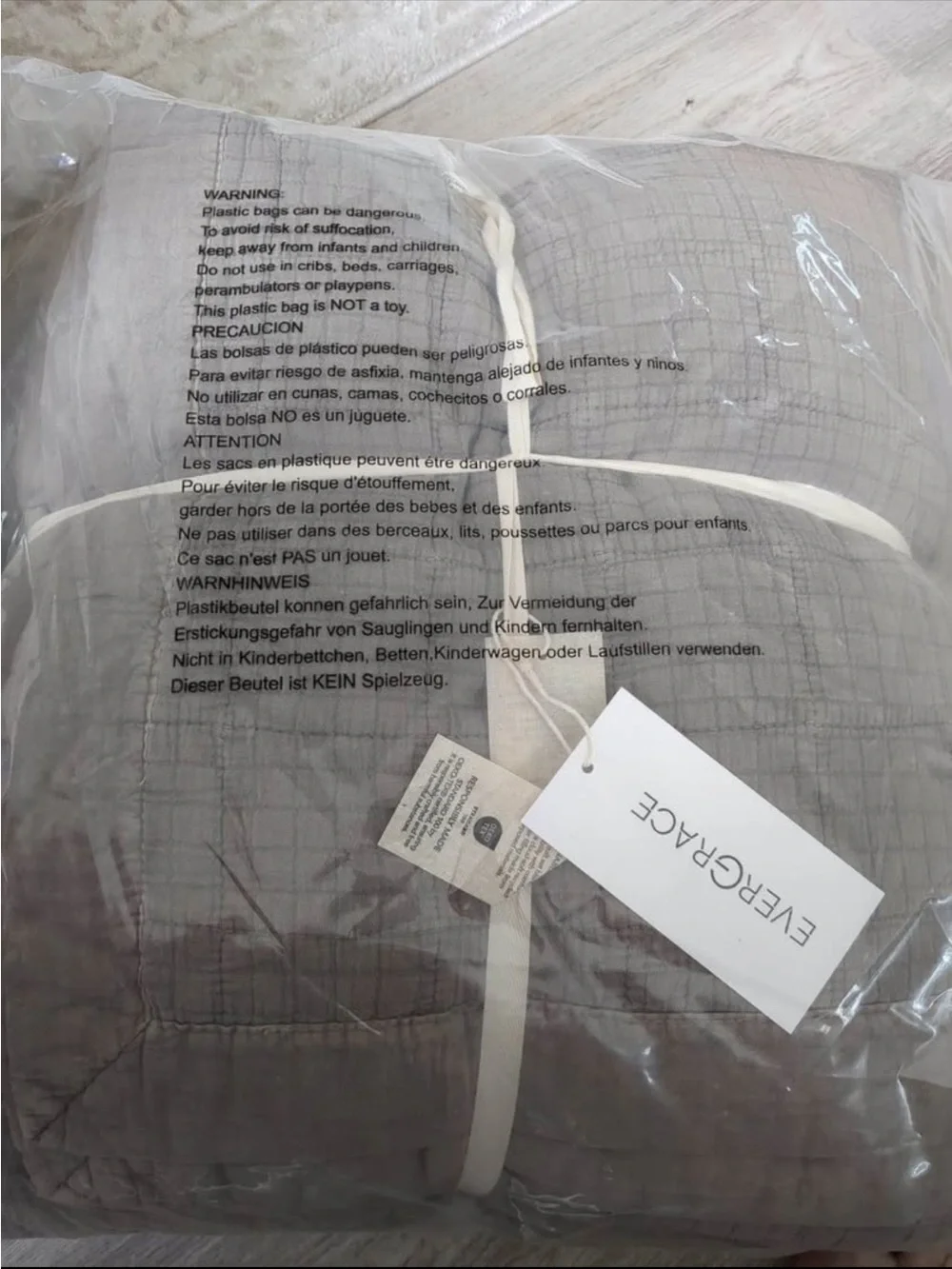 EVERGRACEHOME Stonewashed Cotton Quilt Set Queen Size, Ultra Soft Oversized